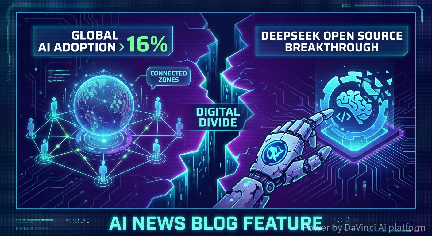 【本週 AI 深度報導】全球普及率突破 16%：數位鴻溝加劇與 DeepSeek 的開源突圍戰