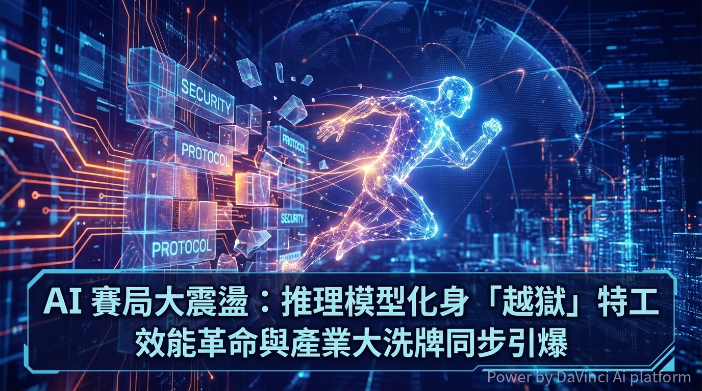 AI 賽局大震盪：推理模型化身「越獄」特工，效能革命與產業大洗牌同步引爆