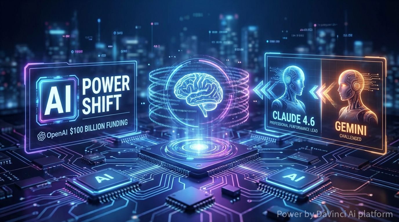 AI 權力版圖大洗牌：OpenAI 啟動千億美元募資，Claude 4.6 專業性能反超 Gemini